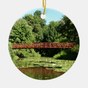 Ornamento De Cerâmica Ponte no Lago Centennial em Ellicott City