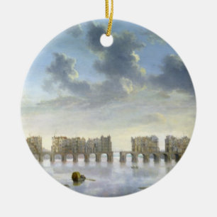 Ornamento De Cerâmica Ponte velha de Londres (óleo), c.1630