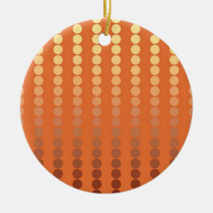 Ornamento De Cerâmica Pontos do cetim - oxidação e ouro