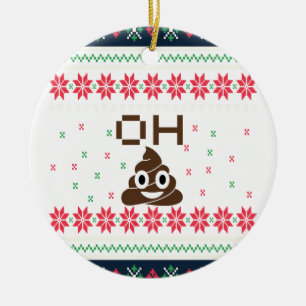 Ornamento De Cerâmica Poop emoji