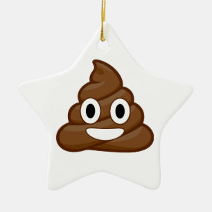 Ornamento De Cerâmica poop emoji