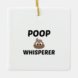 ORNAMENTO DE CERÂMICA POOP WHISPERER