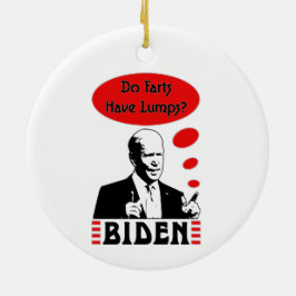Ornamento De Cerâmica Poopy Pants Biden