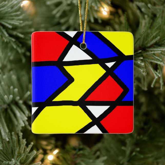 Ornamento De Cerâmica Pop-art96 (Árvore)
