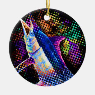 Ornamento De Cerâmica Pop de Natal de Marlin