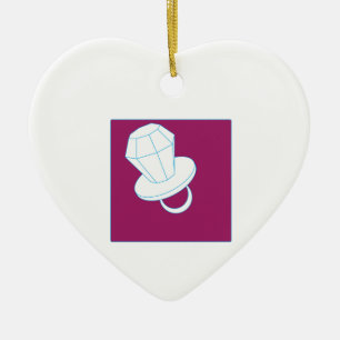 Ornamento De Cerâmica Pop do anel