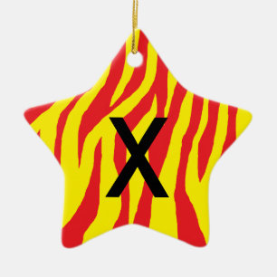 Ornamento De Cerâmica Pop Zebra