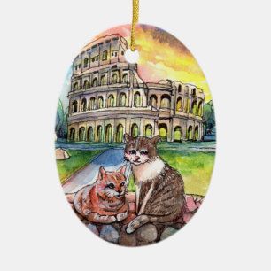 Ornamento De Cerâmica Pôr do sol em Coliseu