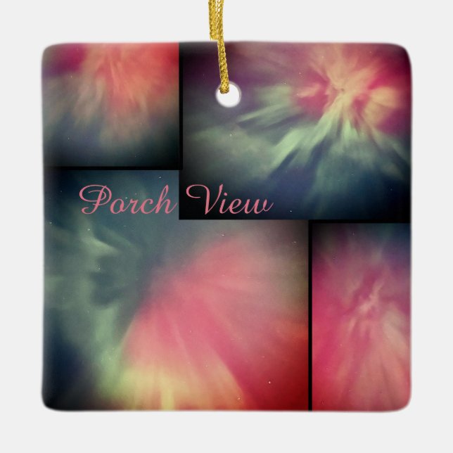 Ornamento De Cerâmica Porch View / Corona / (Frente)