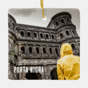 Ornamento De Cerâmica Porta Níger no Trier Renânia-Palatinado Alemanha