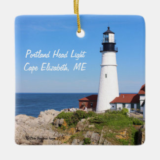 Ornamento De Cerâmica Portland Head Light Ornament