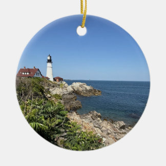 Ornamento De Cerâmica Portland Head Light Ornament