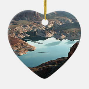 Ornamento De Cerâmica Porto de oscilação da corda. Lago Powell, Utá, 