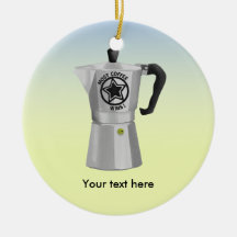 Pote de café expresso em café Moka