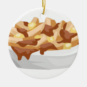 Ornamento De Cerâmica poutine