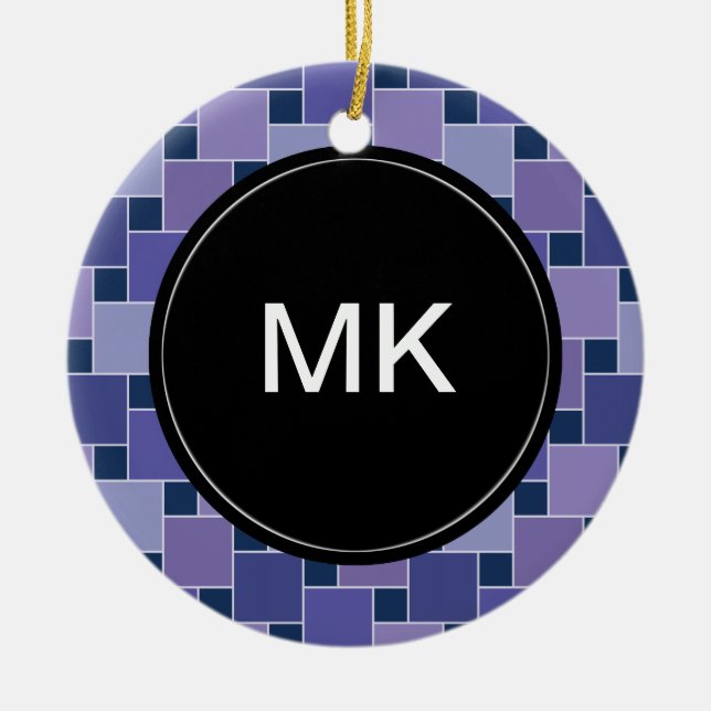 Ornamento De Cerâmica Praças Ametist (Frente)