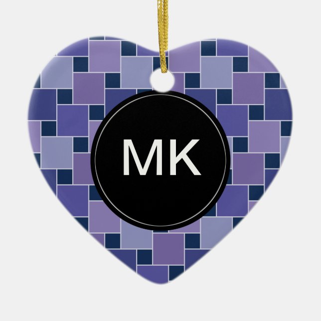 Ornamento De Cerâmica Praças Ametist (Frente)