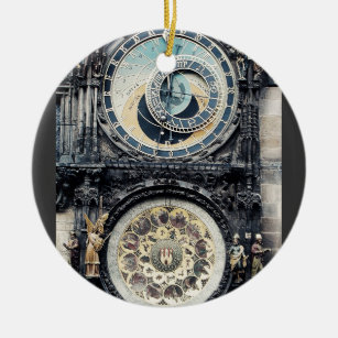 Ornamento De Cerâmica Praga Orloj