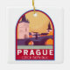 Ornamento De Cerâmica Praga República Checa Viagem Art Vintage (Frente)