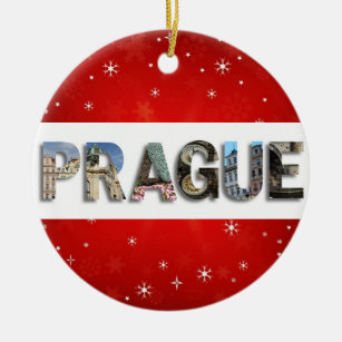 Ornamento De Cerâmica Praga República Checa Viagem Fotografias Natal