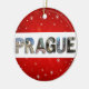 Ornamento De Cerâmica Praga República Checa Viagem Fotografias Natal (Lateral)