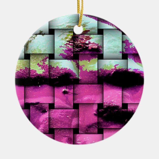 ORNAMENTO DE CERÂMICA PRAIA (Frente)