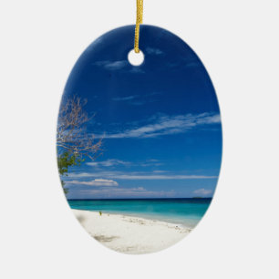 Ornamento De Cerâmica Praia da ilha de mar sul, Fiji