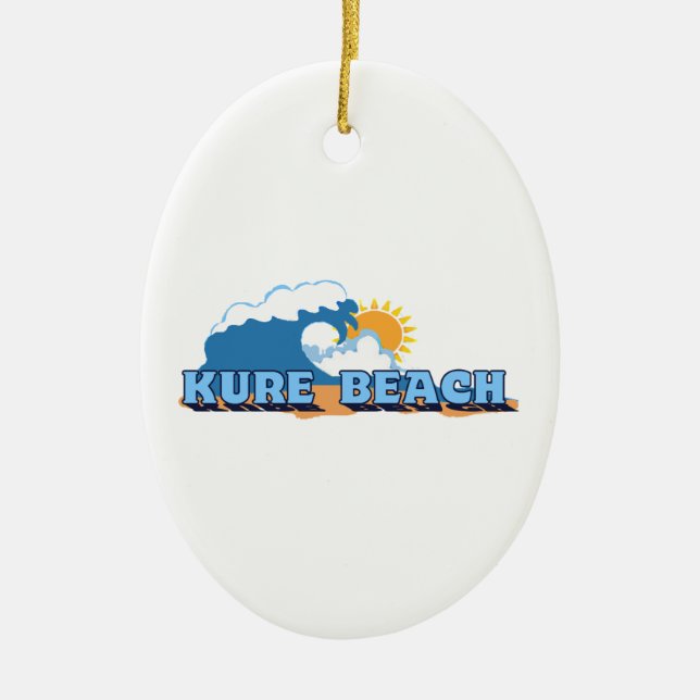 Ornamento De Cerâmica Praia de Kure (Frente)