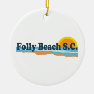 Ornamento De Cerâmica Praia do insensatez