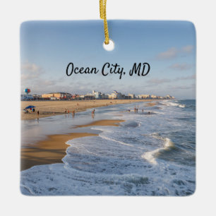 Ornamento De Cerâmica Praia em Ocean City, Maryland
