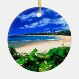 Ornamento De Cerâmica Praia Haena Kauai Havaí
