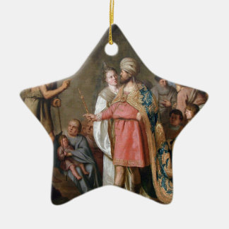 Ornamento De Cerâmica Preaching de John The Baptist