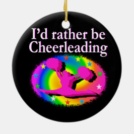 ORNAMENTO DE CERÂMICA PREFERENCIALMENTES BE CHEERLEADING