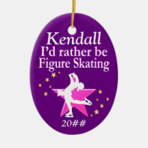 PREFERENCIALMENTES SKATING PERSONALIZADO ORNAMENT