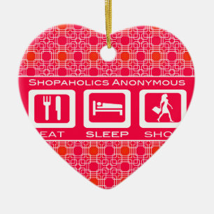 Ornamento De Cerâmica Prêmio de Compro de Sono Engraçado Rosa