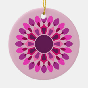 ORNAMENTO DE CERÂMICA PRESENÇA ESPECIAL COLORIDA AMOR PRESENTE FILHA FIL