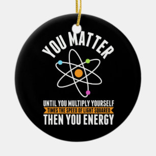 Ornamento De Cerâmica Presente cientista   Ciência Física