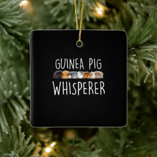 Ornamento De Cerâmica Presente de Amante de os animais de Whisperer na G