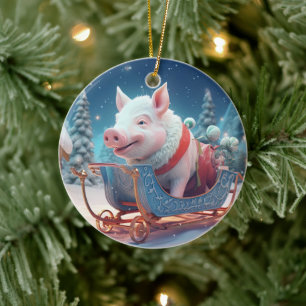 Ornamento De Cerâmica Presente de amante de os animais, Presente de Sobr