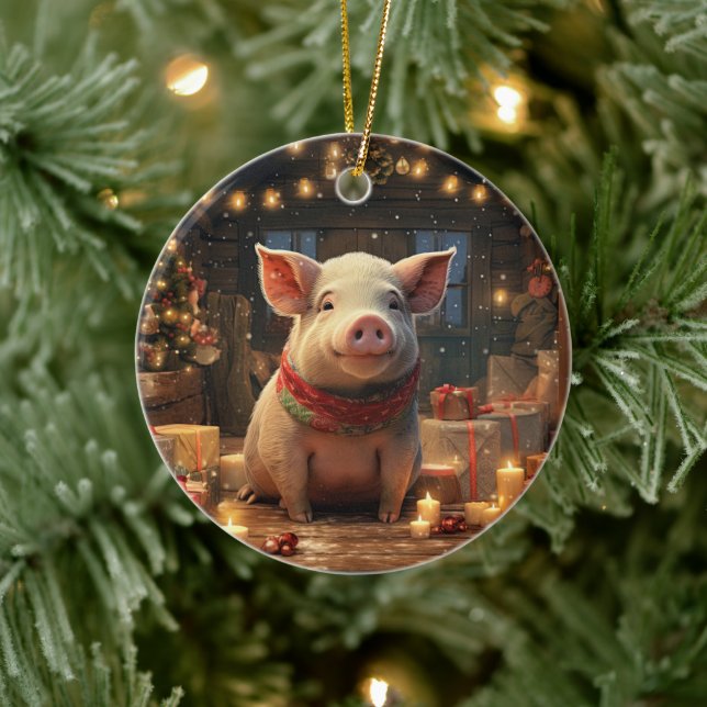 Ornamento De Cerâmica Presente de amante de os animais, Presente de Sobr (Árvore)