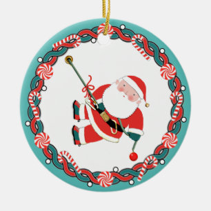 Ornamento De Cerâmica Presente de Feriado de Escalada de Rock Personaliz