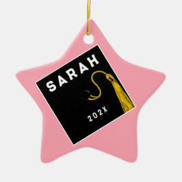 Ornamento De Cerâmica Presente de Graduação Bonita