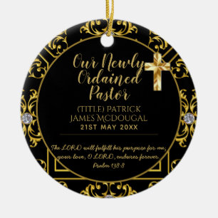 Ornamento De Cerâmica Presente de instalação recém-encomendada do Pastor