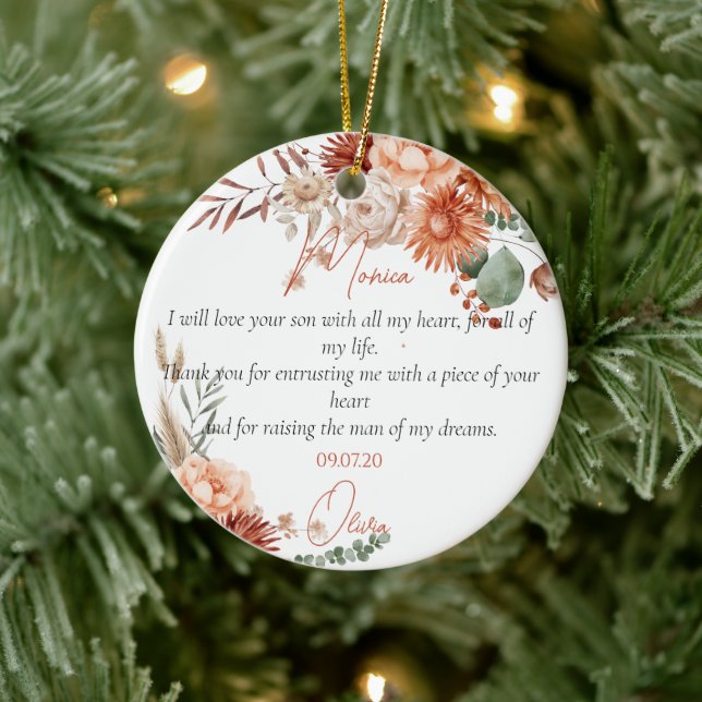 Ornamento De Cerâmica Presente de Lei da Mãe (Árvore)