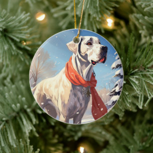 Ornamento De Cerâmica Presente de Memória de Cachorro, Presente para Ama