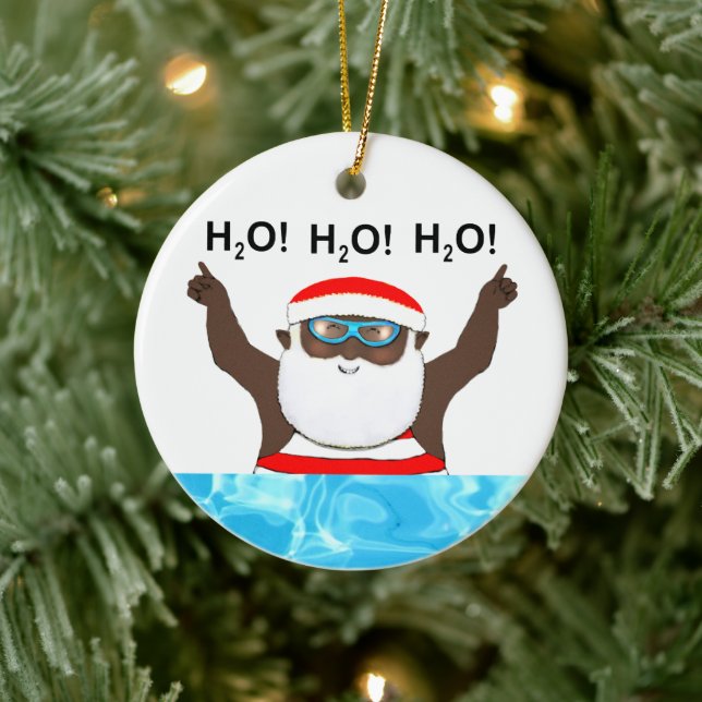 Ornamento De Cerâmica Presente de Natal Personalizado (Árvore)