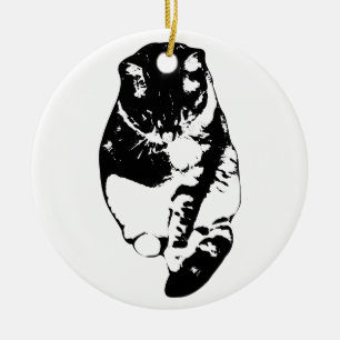 Ornamento De Cerâmica Presente Querido Whisker-Soft