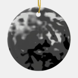 Ornamento De Cerâmica Presentes cianos cinzentos de Zazzle do MUSEU do