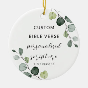 Ornamento De Cerâmica Presentes Cristãos Personalizados,