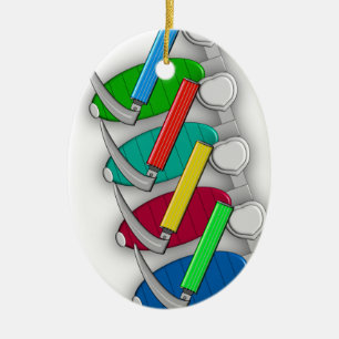 Ornamento De Cerâmica Presentes da arte do terapeuta respiratório
